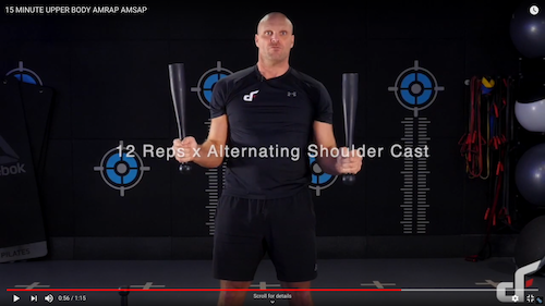 Steel Club Upper Body Workout Steel Club Upper Body Workout