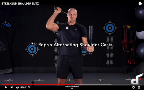 Steel Club Shoulder Workout Steel Club Shoulder Workout