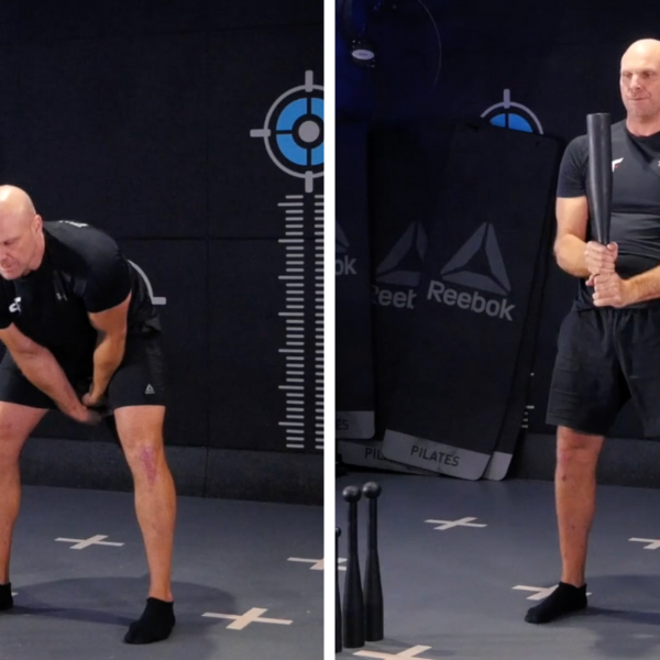 Clubbell Two Handed Clean