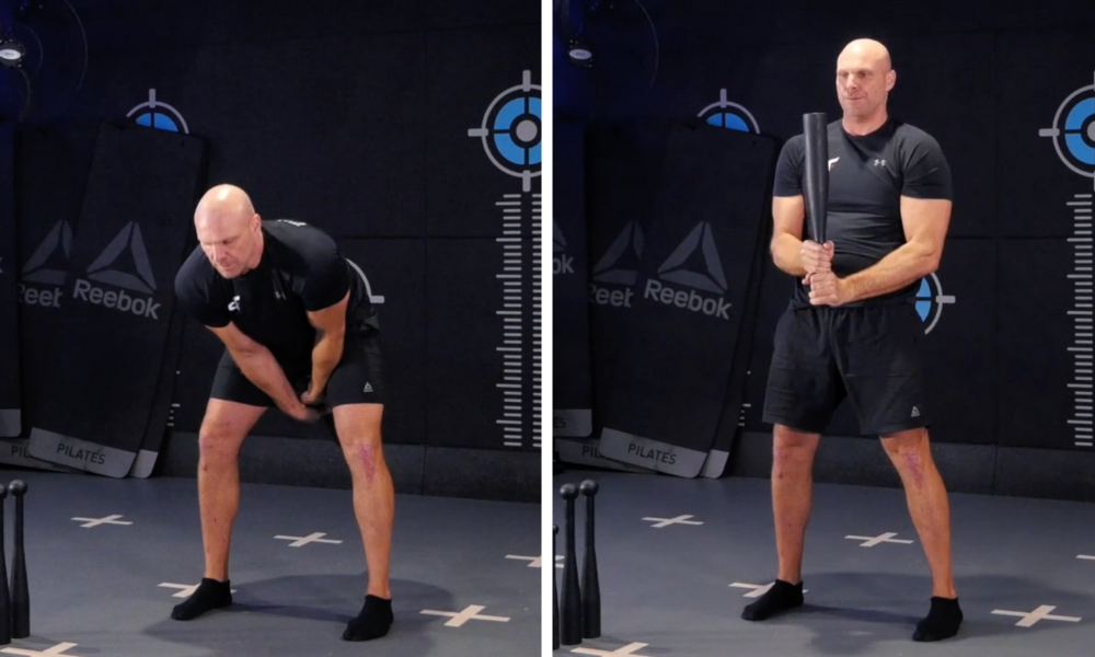 Clubbell Two Handed Clean Clubbell Australia Dangerously FIt