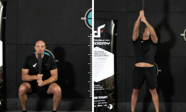 Clubbell thrusters Clubbell thrusters