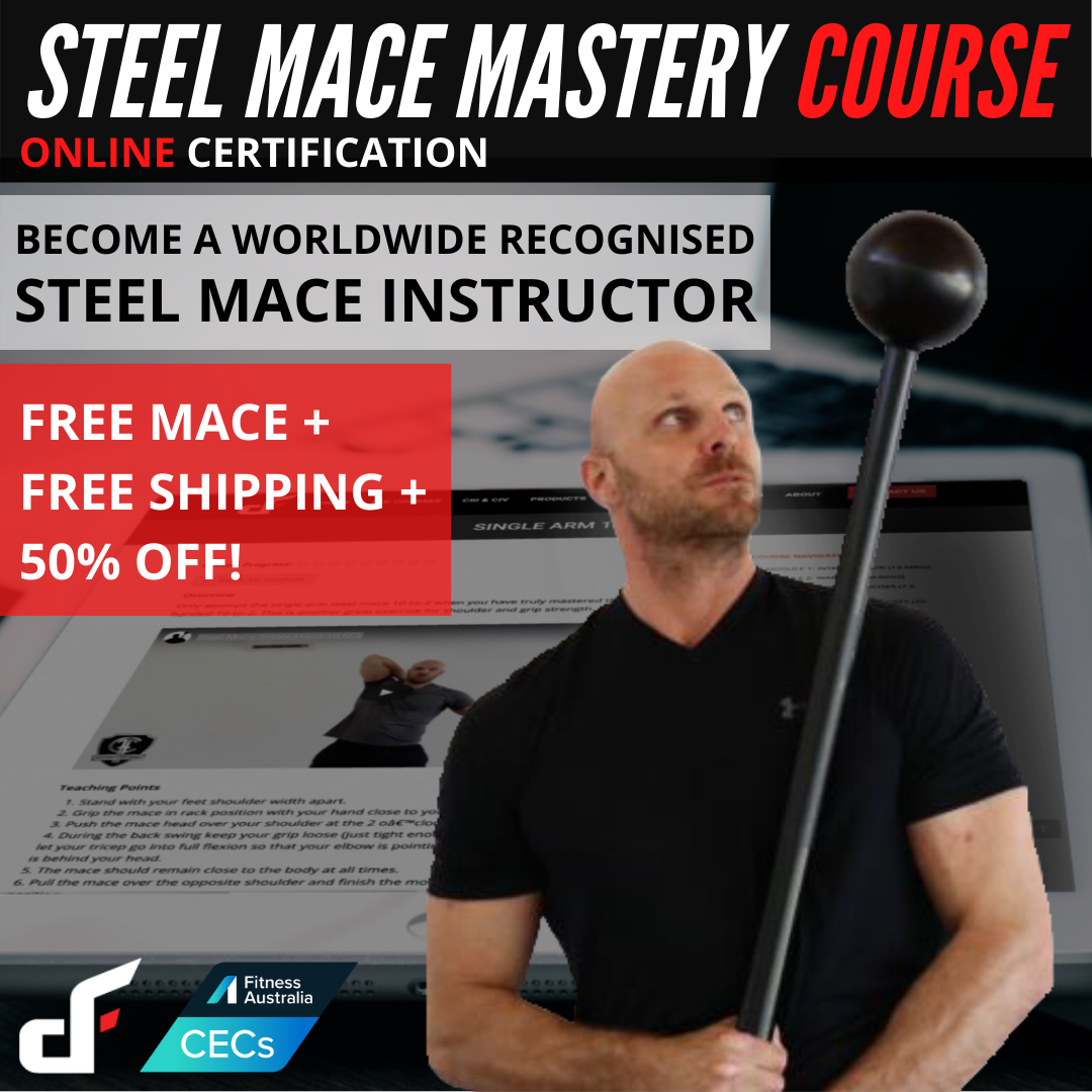 Steel Mace Certification Clubbell Australia Dangerously FIt Academy