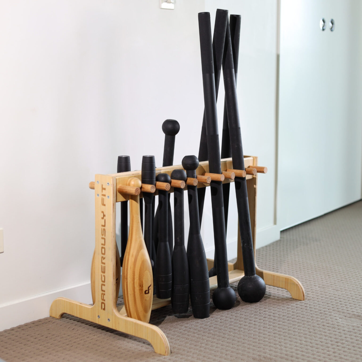 Clubbell & Macebell Storage Rack