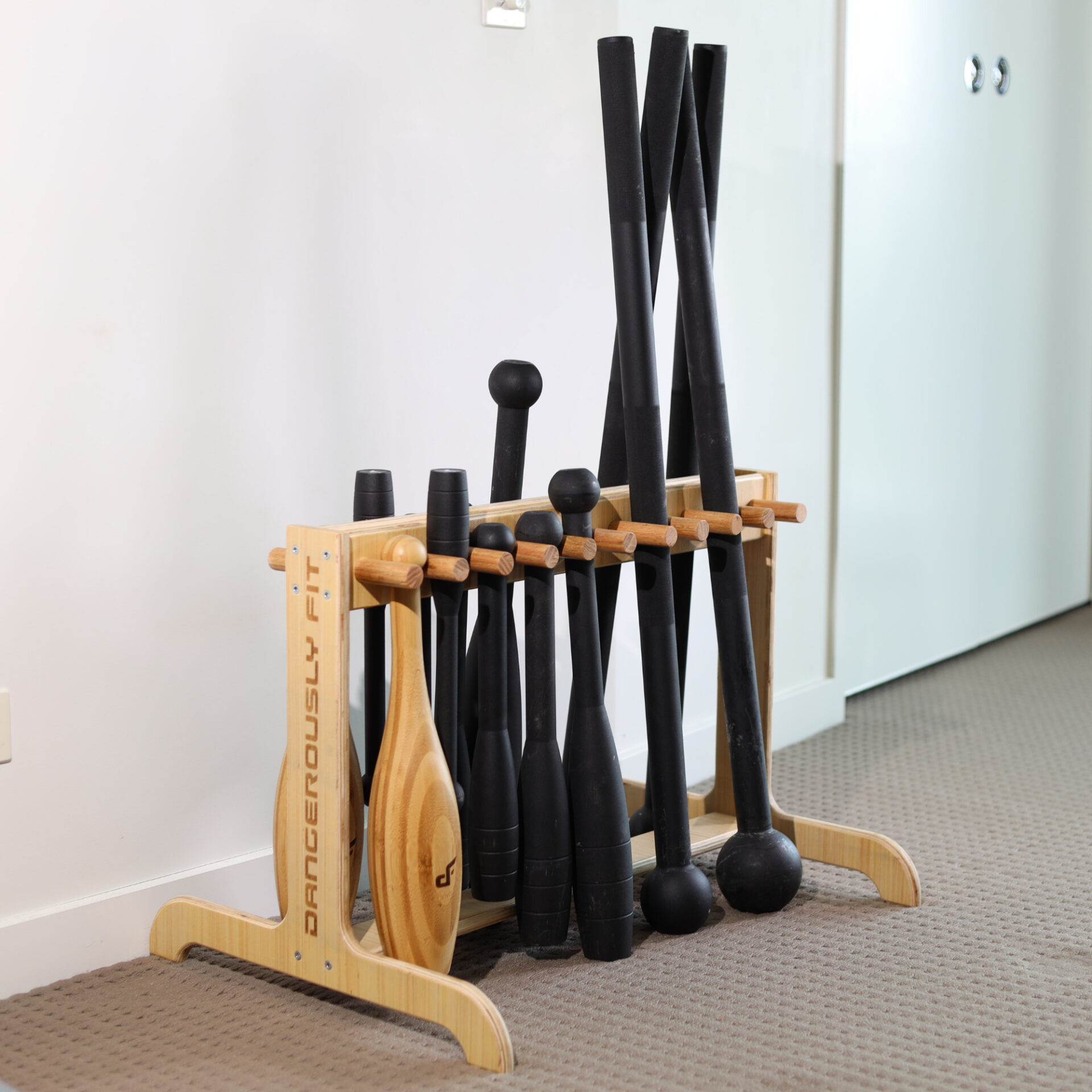 steel mace club storage rack